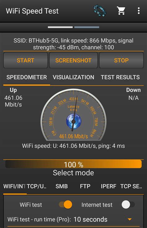 accurate wifi speed test.